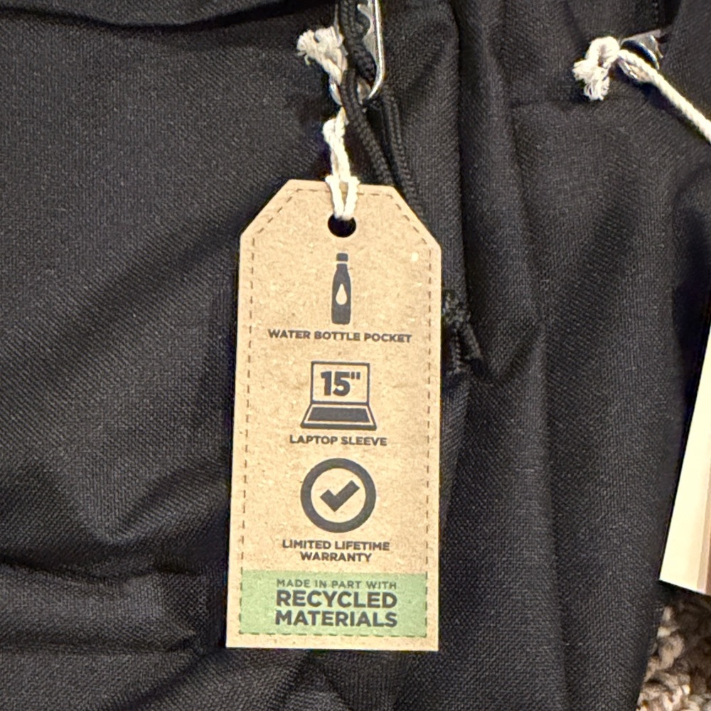 JanSport Classic Black Backpack Superbreak Plus - Picture 5 of 5